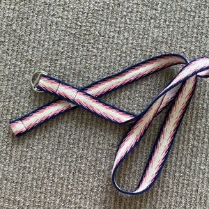Xirena colorful belt with silver double ring buckle